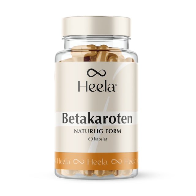 Heela Betakaroten 60 kapslar | Vitaminer & kosttillskott - Hud, hår & naglar | Apoteka