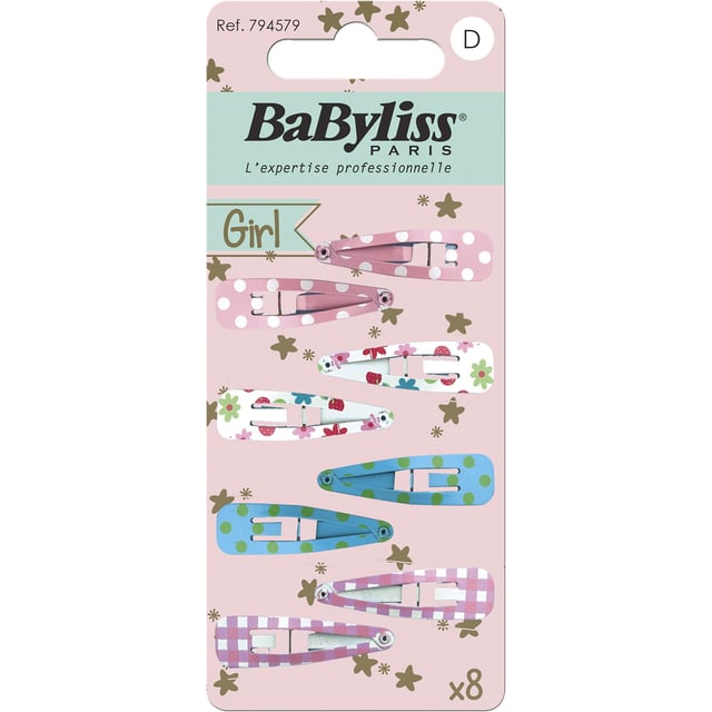 BaByliss Hårspänne Kids 8 st