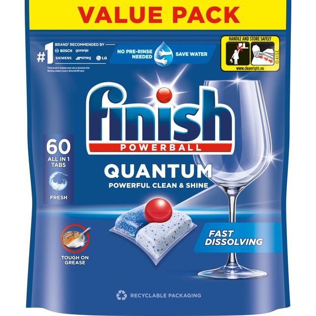 Finish Quantum 60 st | Hushåll - Diskmedel,Hushåll - Hushållstillbehör | Apoteka