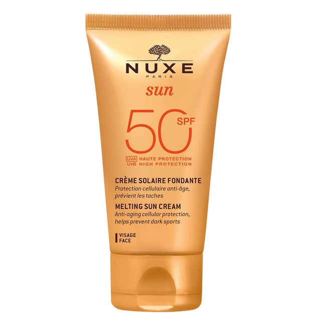 NUXE Sun Melting Cream For Face SPF50 - 50 ml | Hudvård - Solskydd - Solskydd för ansikte | Apoteka