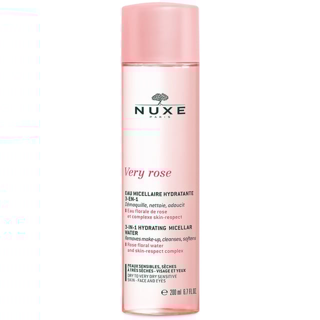 Produktfoto för NUXE Very Rose 3-In-1 Hydrating Micellar Water 200 ml