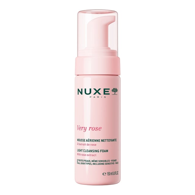 NUXE Very Rose Cleansing Foam 150 ml | Hudvård - Ansiktsvård - Ansiktsrengöring - Rengöringsmousse | Apoteka