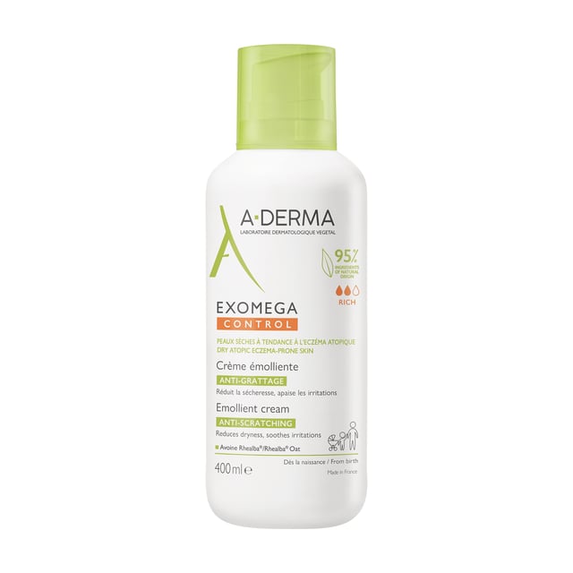 A-derma Exomega CONTROL Cream 400ml | Baby, barn & förälder - Hudvård för barn - Hudbesvär hos barn - Torr & irriterad hud hos barn,Hudvård - Hudbesvär - Torr & irriterad hud | Apoteka