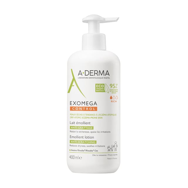 A-derma Exomega CONTROL Lotion 400ml | Baby, barn & förälder - Hudvård för barn - Hudbesvär hos barn - Torr & irriterad hud hos barn,Hudvård - Hudbesvär - Torr & irriterad hud | Apoteka