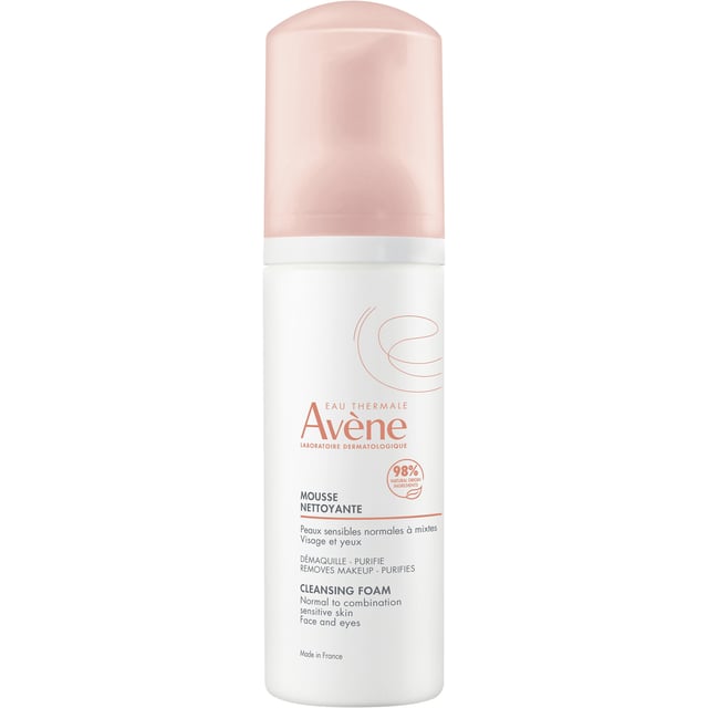 Avene Cleansing Foam 150 ml | Hudvård - Ansiktsvård - Ansiktsrengöring - Rengöringsmousse | Apoteka