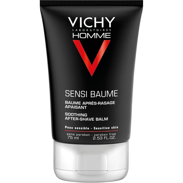 Vichy Homme Sensi-Baume Soothing After-Shave Balm 75 ml | Hudvård - Hudvård för män - Ansiktsvård för män - Aftershave,Hudvård - Rakning & hårborttagning - Efter rakning | Apoteka