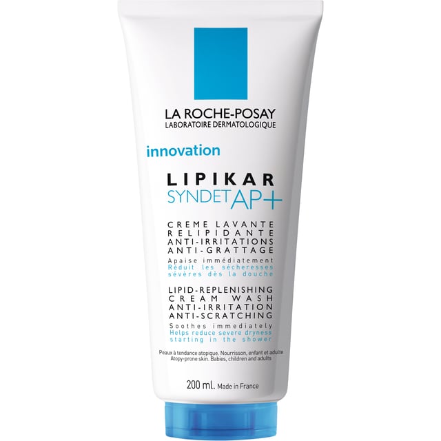La Roche-Posay Lipikar Syndet AP+ Anti-Scratching Cream Wash 200 ml | Hudvård - Kroppsvård - Bad & dusch - Duschkräm & duschtvål,Baby, barn & förälder - Hudvård för barn - Duschtvål & duschkräm för barn | Apoteka