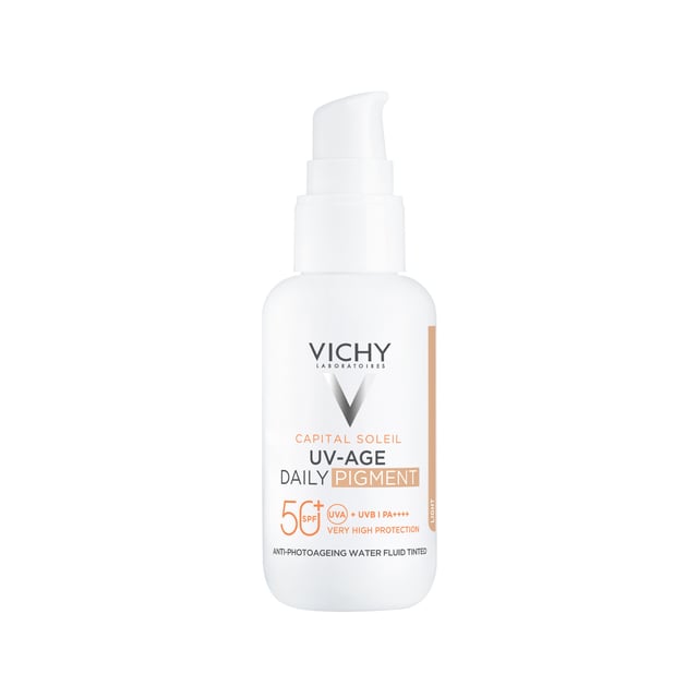 Vichy Capital Soleil Uv-age Daily Pigment Light SPF50+ 40 ml | Hudvård - Solskydd - Solskydd för ansikte | Apoteka