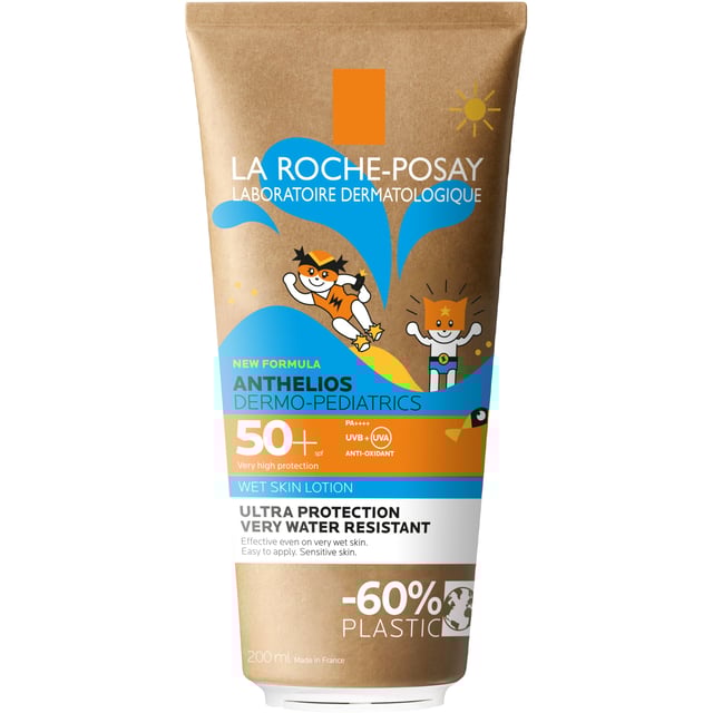 La Roche-Posay Anthelios Kids Wetskin SPF 50+ 200 ml | Baby, barn & förälder - Solskydd för barn - Solkräm för barn,Hudvård - Solskydd - Solskydd för kroppen | Apoteka