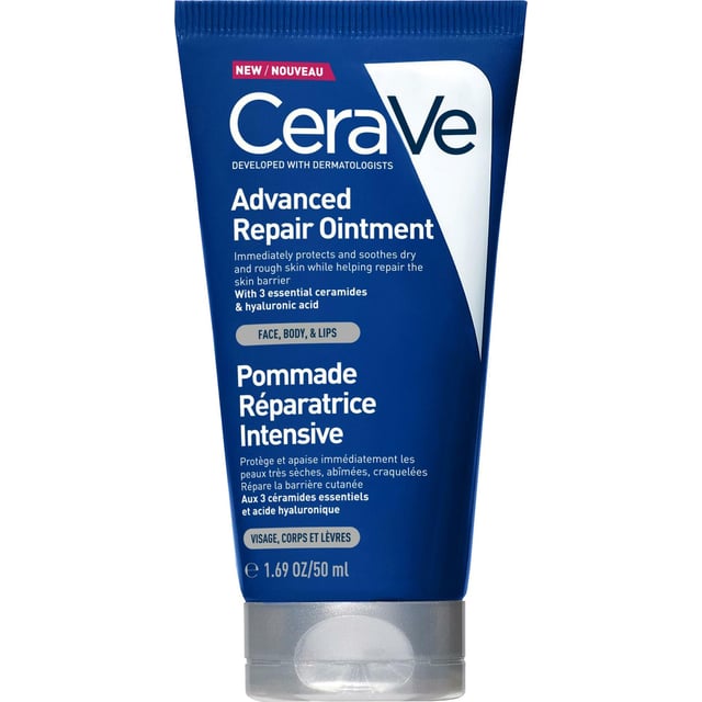 CeraVe Advanced Repair Ointment 50ml | Hudvård - Ansiktsvård - Ansiktskräm - 24-timmarskräm,Hudvård - Ansiktsvård - Ansiktskräm - Nattkräm,Hudvård - Ansiktsvård - Ansiktskräm - Dagkräm,Baby, barn & förälder - Hudvård för barn - Läppbalsam för barn,Hudvård - Ansiktsvård - Läppbalsam & läppskrubb | Apoteka