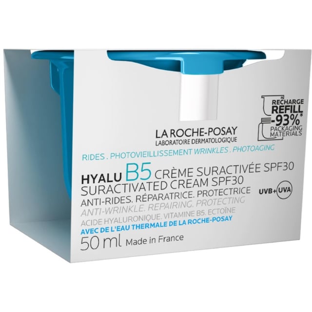 La Roche-Posay Hyalu B5 Suractivated Cream SPF30 Refill 50 ml | Hudvård - Ansiktsvård - Ansiktskräm - Dagkräm med SPF | Apoteka