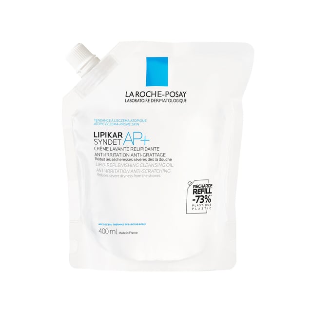La Roche-Posay Lipikar Syndet AP+ duschkräm Refill 400 ml | Hudvård - Kroppsvård - Bad & dusch - Duschkräm & duschtvål | Apoteka