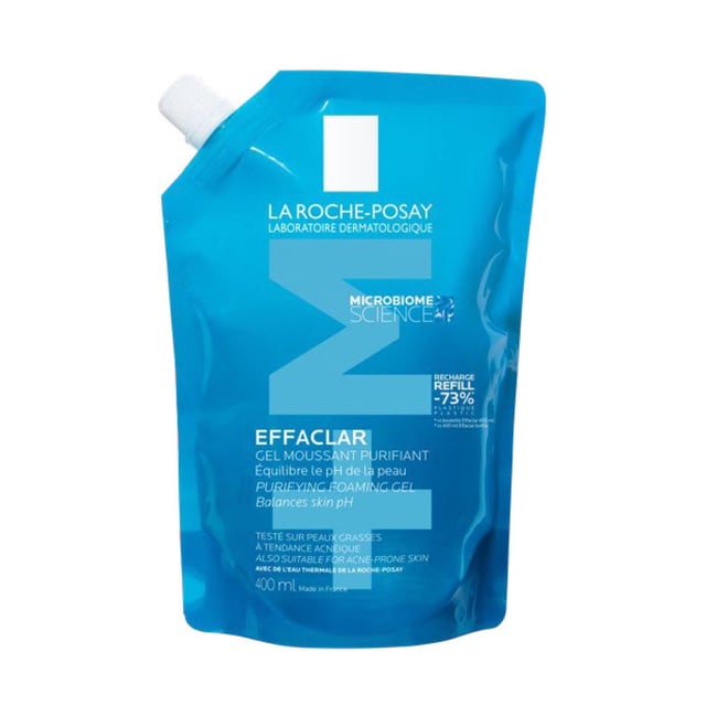 La Roche-Posay Effaclar +M Foam gel Refill 400 ml | Hudvård - Kroppsvård - Bad & dusch - Duschkräm & duschtvål | Apoteka