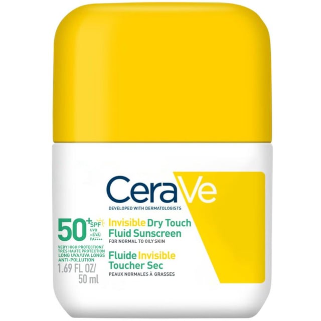 CeraVe Invisible Dry Touch Fluid Sunscreen SPF50+ 50 ml | Hudvård - Solskydd - Solskydd för ansikte | Apoteka
