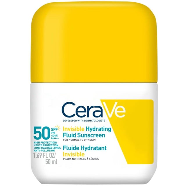 CeraVe Invisible Hydrating Fluid Sunscreen SPF50 50 ml