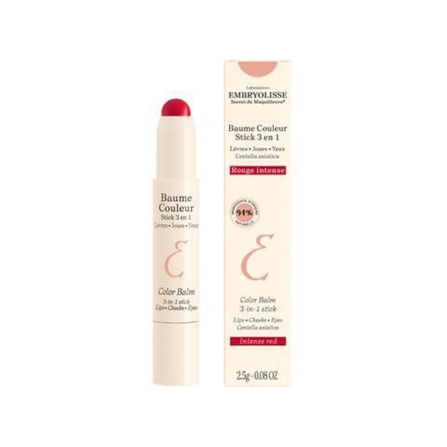 Embryolisse Color Balm 3-In-1 Stick Intense Red 2,5 g | Smink - Läppar - Läppstift | Apoteka
