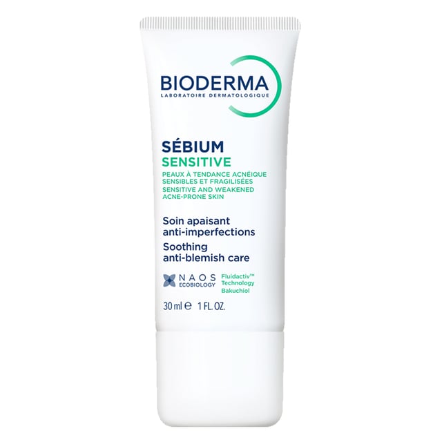 Bioderma Sebium Sensitive 30 ml | Hudvård - Hudbesvär - Akne - Aknekräm | Apoteka