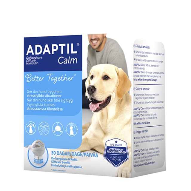 Adaptil Calm Home Doftavgivare + Refill 48 ml | Djur - Rädsla & oro - Lugnande för hund | Apoteka
