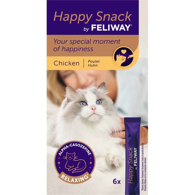 Feliway Happy Snack 6 x 15g | Djur - Djurgodis - Kattgodis & kattgräs | Apoteka