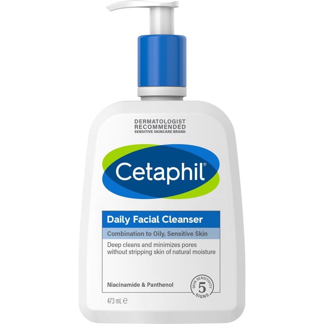 Cetaphil Daily Facial Cleanser 473 ml | Hudvård - Ansiktsvård - Ansiktsrengöring - Rengöringsgel | Apoteka