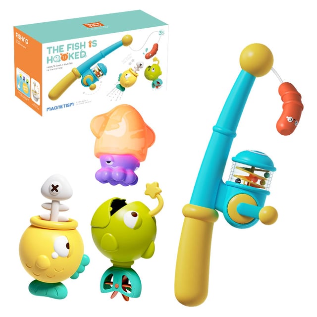 Fresh Kid Tub Fun Badlek Fiskeset 4 delar | Baby, barn & förälder - Bada & simma - Badleksaker | Apoteka