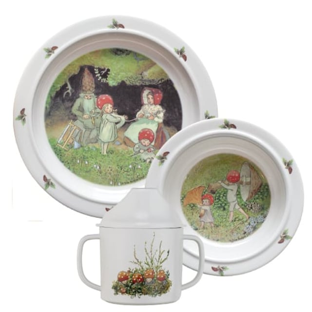 Rätt Start, Elsa Beskow Tomebobarnen Barnservis 3-delar | Baby, barn & förälder - Mata - Pipmuggar & glas,Baby, barn & förälder - Mata - Barntallrikar & barnbestick | Apoteka