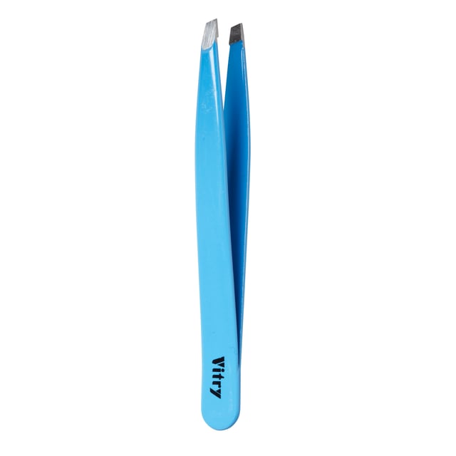 Vitry Professional Tweezer Stainless Steel Light Blue | Hudvård - Rakning & hårborttagning - Pincetter,Smink - Ögonbryn - Pincetter | Apoteka