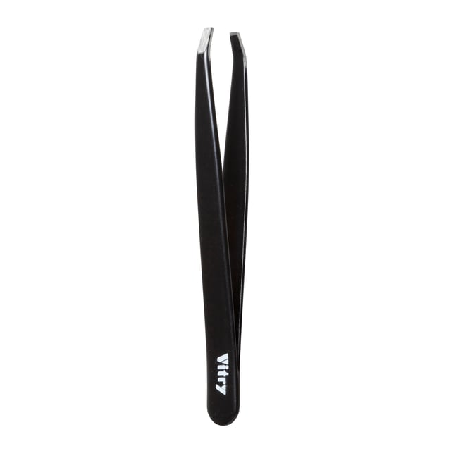 Vitry Professional Tweezer Crab Ends Stainless Steel Black 1 st | Hudvård - Rakning & hårborttagning - Pincetter,Smink - Ögonbryn - Pincetter | Apoteka