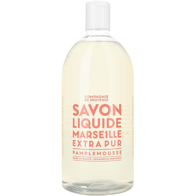 Compagnie De Provence Liquid Marseille Soap Refill Pink Grapefruit 1 liter | Hudvård - Händer & fötter - Handvård - Handtvål | Apoteka