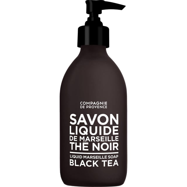 Compagnie De Provence Liquid Marseille Soap Black Tea 300 ml | Hudvård - Händer & fötter - Handvård - Handtvål | Apoteka