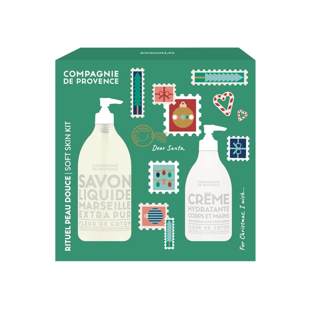 Compagnie De Provence Cotton Flower Duo 500 ml + 300 ml | Hudvård - Händer & fötter - Handvård - Handkräm,Hudvård - Händer & fötter - Handvård - Handtvål | Apoteka