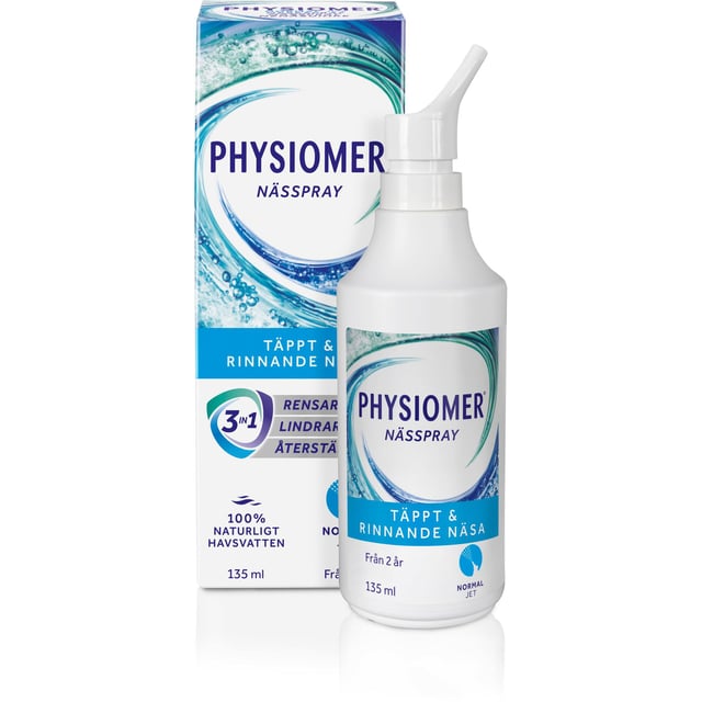 Physiomer Normal Jet 135 ml | Baby, barn & förälder - Lilla apoteket - Förkylning hos barn - Nässpray för barn,Förkylning - Snuva & nästäppa - Nässpray,Graviditet - Nässpray för gravida | Apoteka
