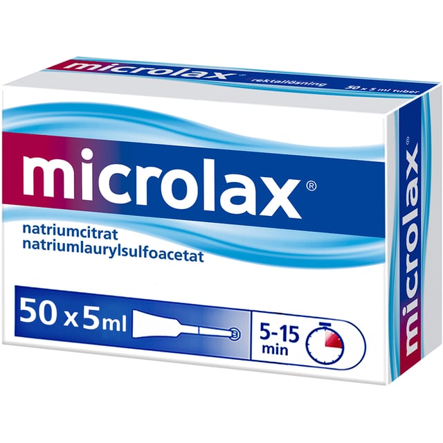 Microlax Microlavemang 5ml 50 st