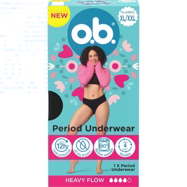 O.B. Period Underwear Menstrosa XL/XXL | Intimvård - Mensskydd - Menstrosa | Apoteka