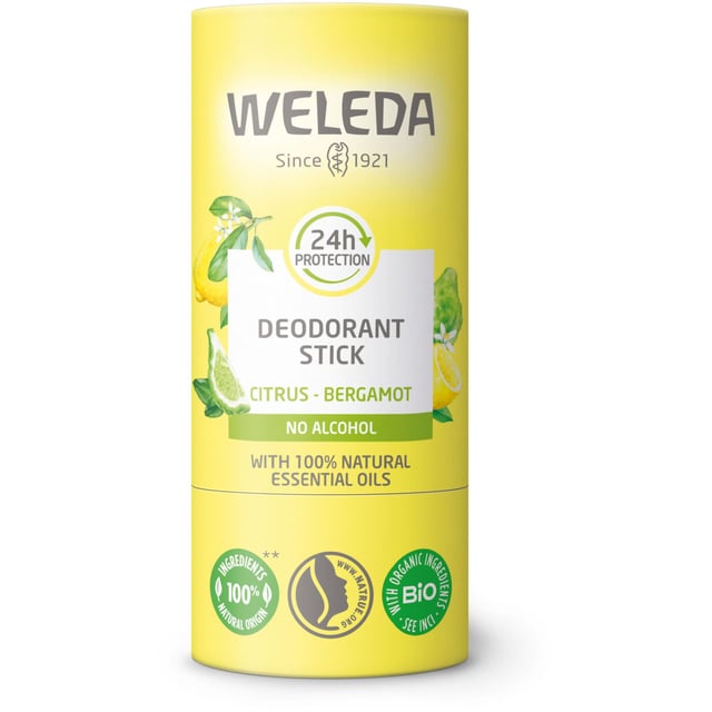 Weleda Deodorant stick Citrus-Bergamot 50 ml | Hudvård - Kroppsvård - Deodorant | Apoteka