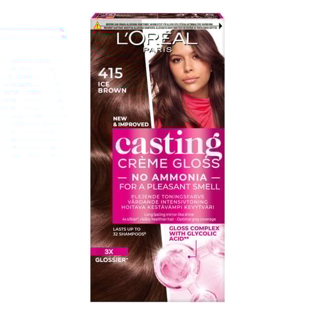 LOréal Paris Casting Creme Gloss 415 Ice Brown | Hårvård - Hårfärg - Toning | Apoteka