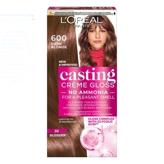 LOréal Paris Casting Creme Gloss 600 Dark Blonde | Hårvård - Hårfärg - Toning | Apoteka