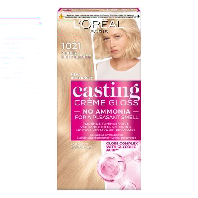 LOréal Paris Casting Creme Gloss Blonde 1021 Light Pearl Blonde | Hårvård - Hårfärg - Toning | Apoteka
