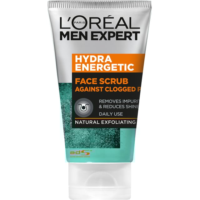 L´Oréal Men Expert Hydra Energetic Face Scrub 100 ml | Hudvård - Hudvård för män - Ansiktsvård för män - Ansiktskräm | Apoteka