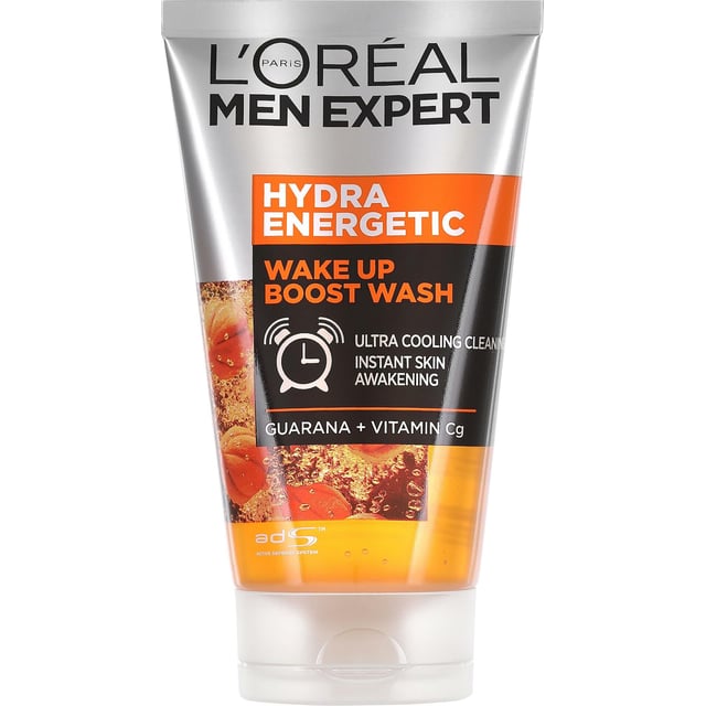 LOréal Paris Men Expert Hydra Energetic Wake Up Boost Wash 100 ml | Hudvård - Hudvård för män - Ansiktsvård för män - Ansiktsrengöring | Apoteka