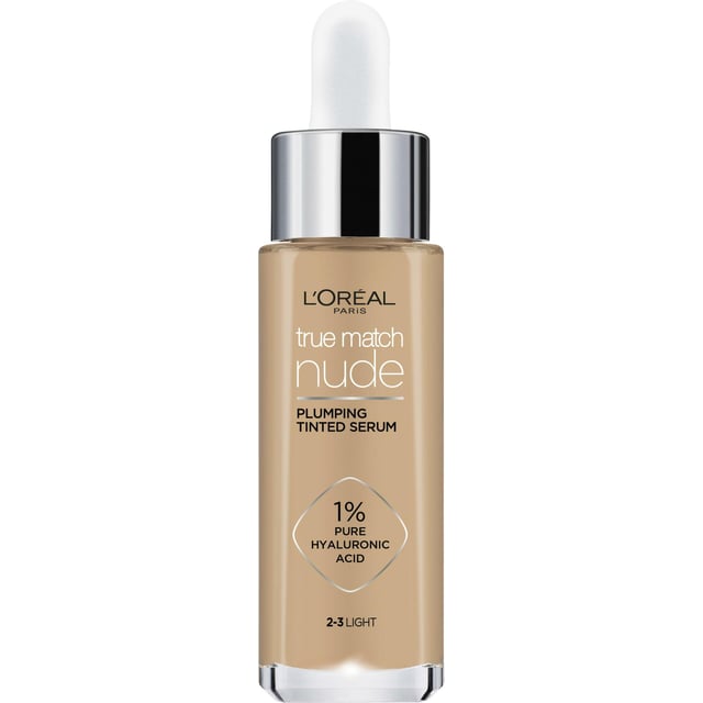 LOréal Paris True Match Nude Plumping Tinted Serum 2-3 Light 30 ml | Smink - Bas - Foundation | Apoteka