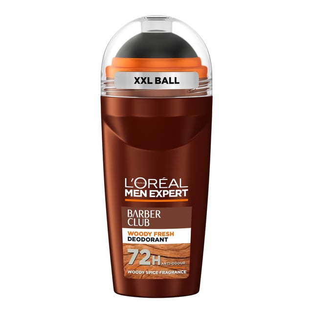 LOréal Barber Club 48H Protective Deodorant Roll-On 50ml | Hudvård - Hudvård för män - Kroppsvård för män - Deodorant | Apoteka