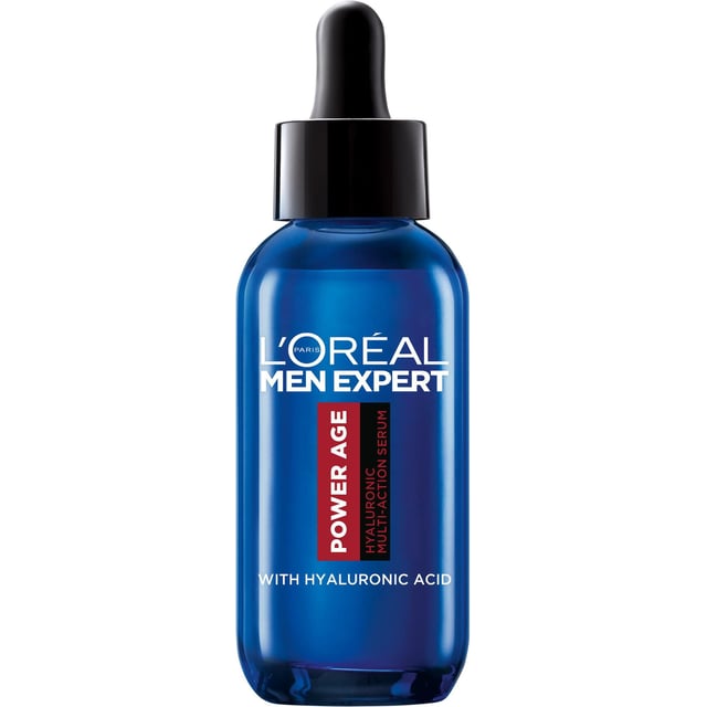 LOréal Paris Men Expert Power Age Hyaluronic Multi-Action Serum 30 ml | Hudvård - Hudvård för män - Ansiktsvård för män - Serum för män | Apoteka