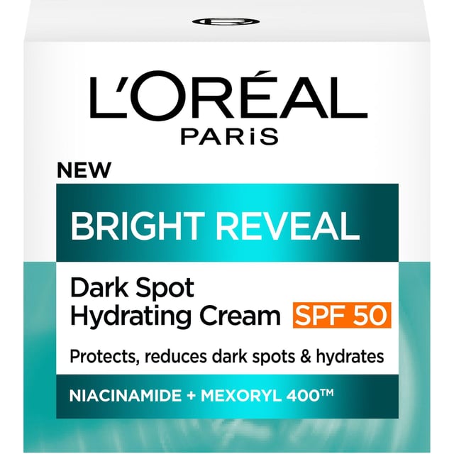 LOréal Paris Bright Reveal Day Cream SPF50 Dark Spots 50 ml | Hudvård - Ansiktsvård - Ansiktskräm - Dagkräm med SPF,Hudvård - Ansiktsvård - Ansiktskräm - Dagkräm | Apoteka