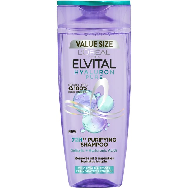 LOréal Paris Elvital Hyaluron Schampo 250ml | Hårvård - Schampo - Detoxschampo,Hårvård - Schampo - Schampo för torrt hår | Apoteka