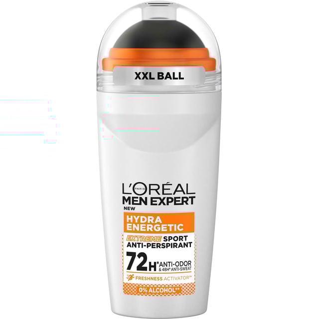 LOréal Paris Men Expert Hydra Energetic Deodorant 50 ml | Hudvård - Hudvård för män - Kroppsvård för män - Deodorant,Hudvård - Kroppsvård - Deodorant - Antiperspirant | Apoteka