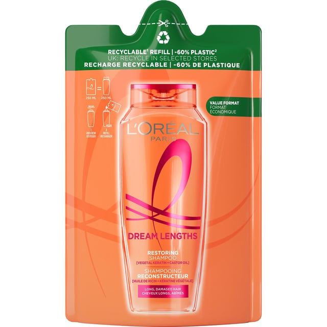 L'Oréal Paris Elvital Dream Length Shampoo Refill 250 ml
