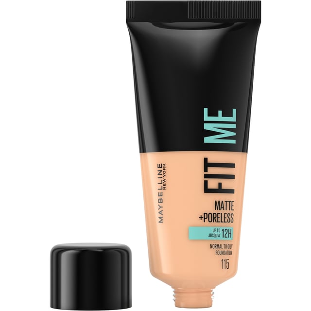 Maybelline New York Fit Me Matte + Poreless Foundation 115 Ivory | Smink - Bas - Foundation | Apoteka