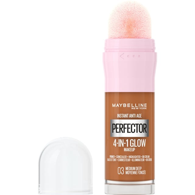 Maybelline New York Instant Perfector 4-in-1 Glow Makeup Foundation 03 Medium Deep | Smink - Bas - Foundation | Apoteka