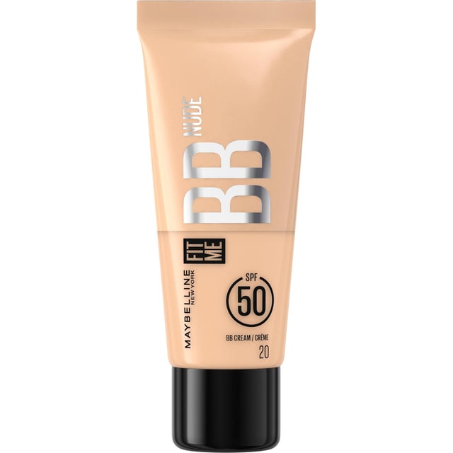 Maybelline New York Fit Me Nude BB-Kräm SPF50 20 30 ml | Smink - Bas - BB & CC Cream | Apoteka